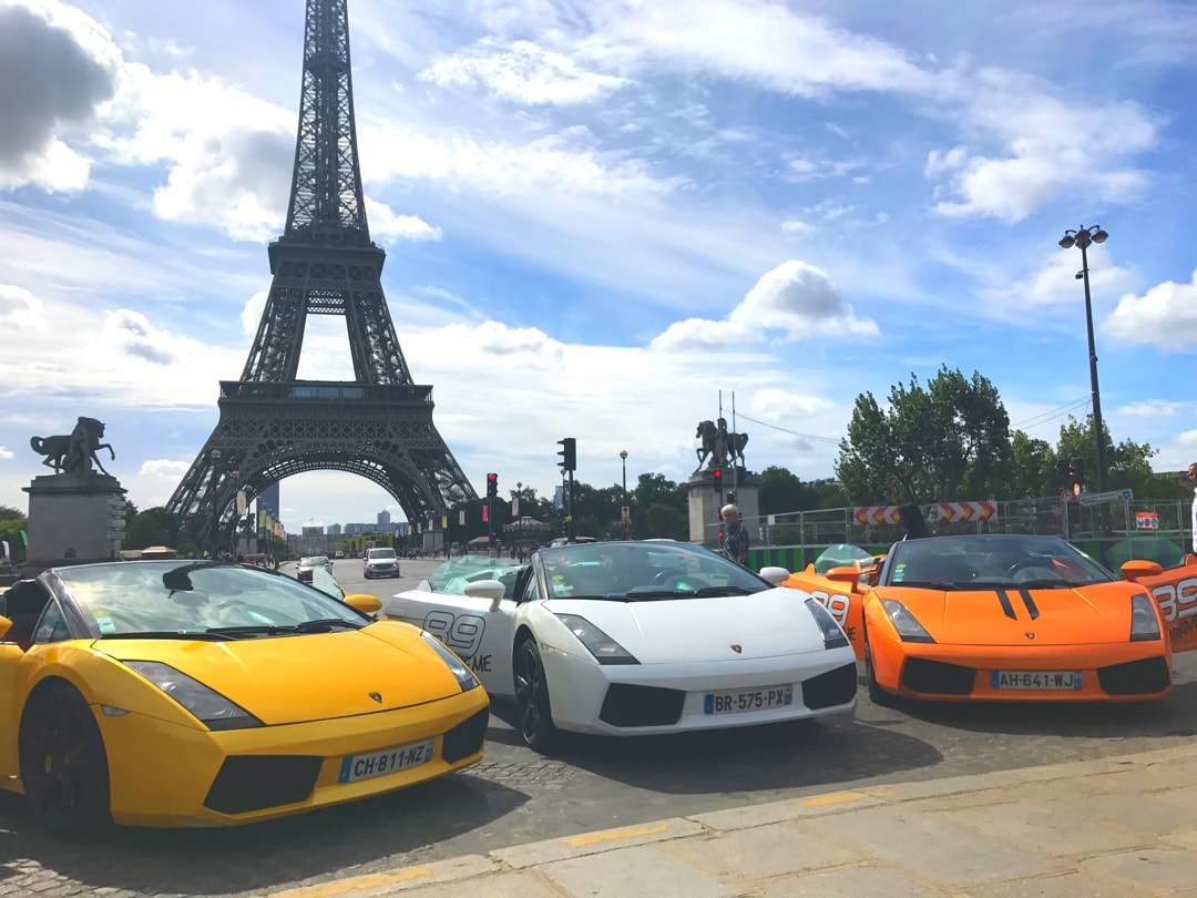 Conduisez une lamborghini à paris